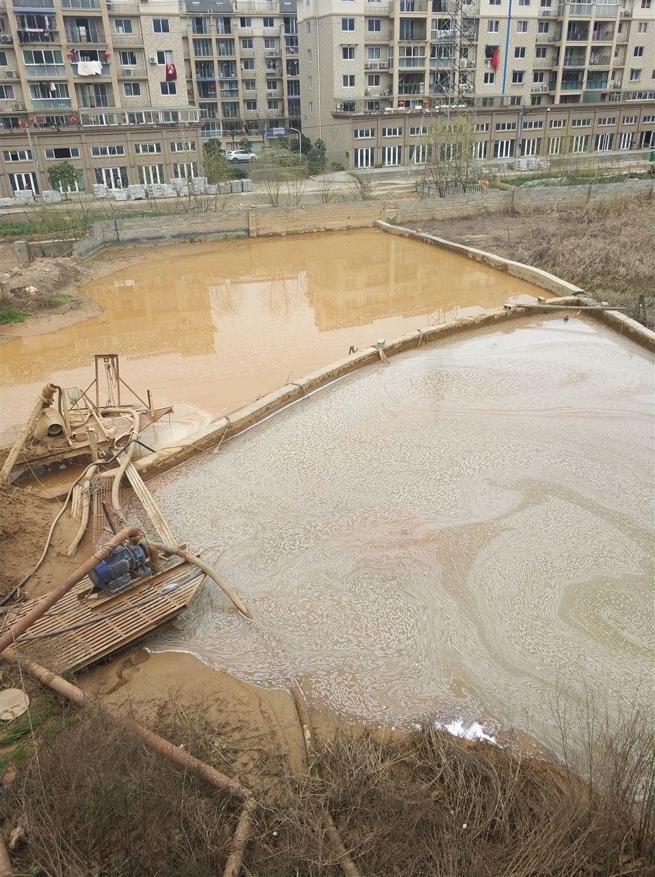 裕安沉淀池淤泥清理-厂区废水池淤泥清淤